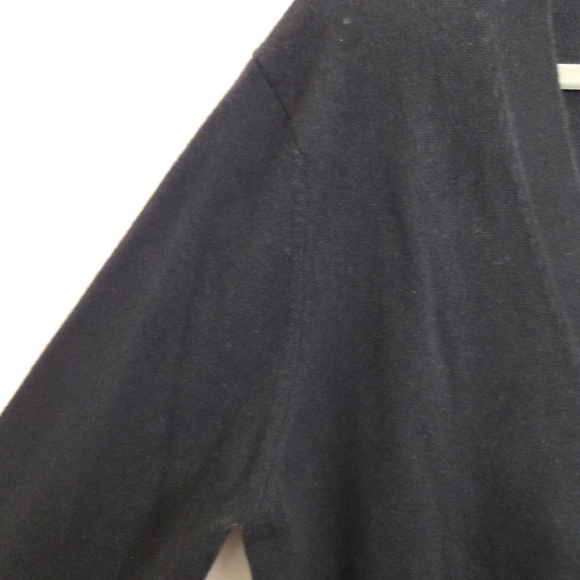 NWT Men's Cashmere Cardigan Sweater by Club Room Black Size Medium - Picture 5 of 11